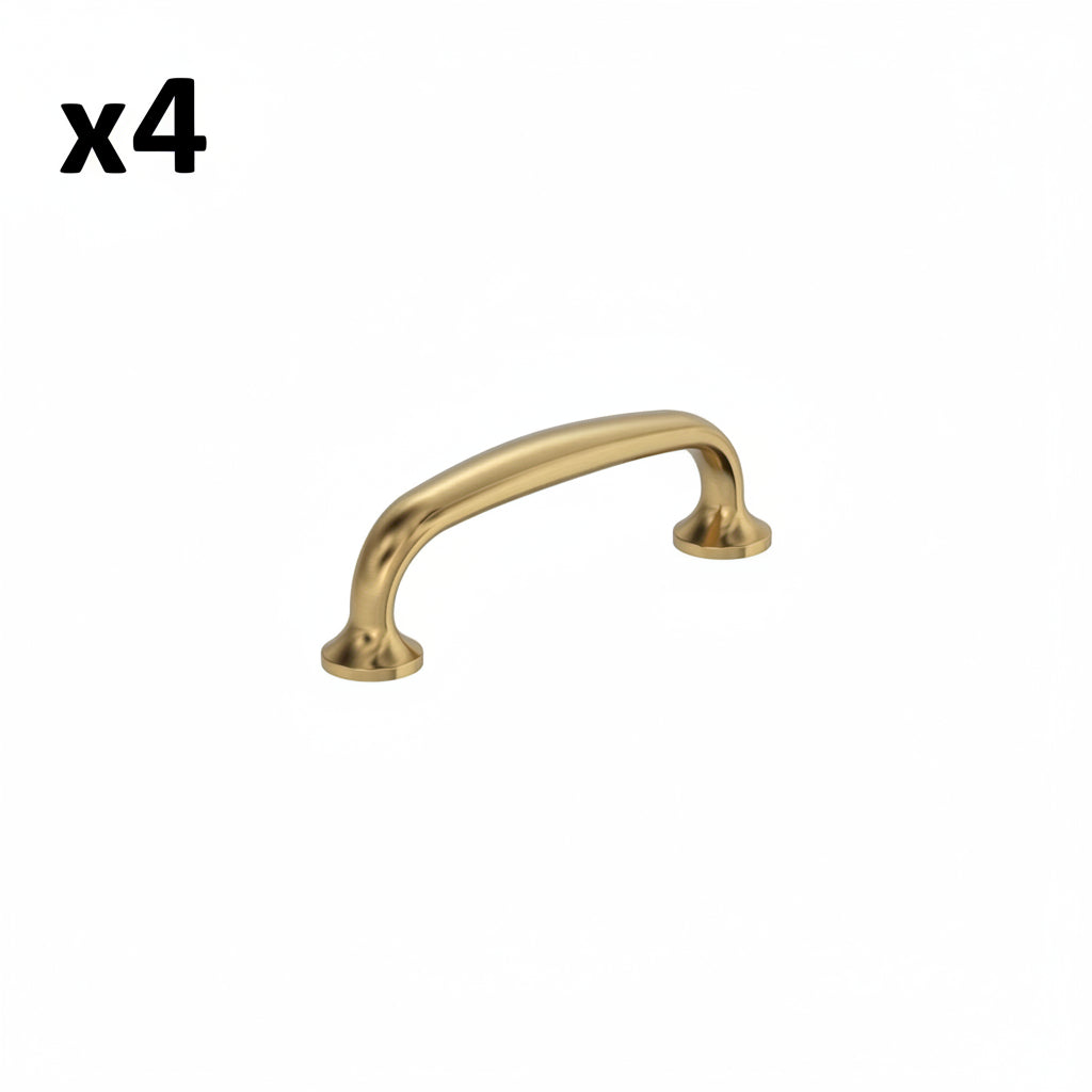 4 x Amerock BP37395 Renown 3 Inch Center to Center Handle Cabinet Pull Champagne Bronze