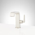 Signature Hardware 953914 Drea 1.2 GPM Single Hole Bathroom Faucet with Pop-up Drain Assembly Brushed Nickel