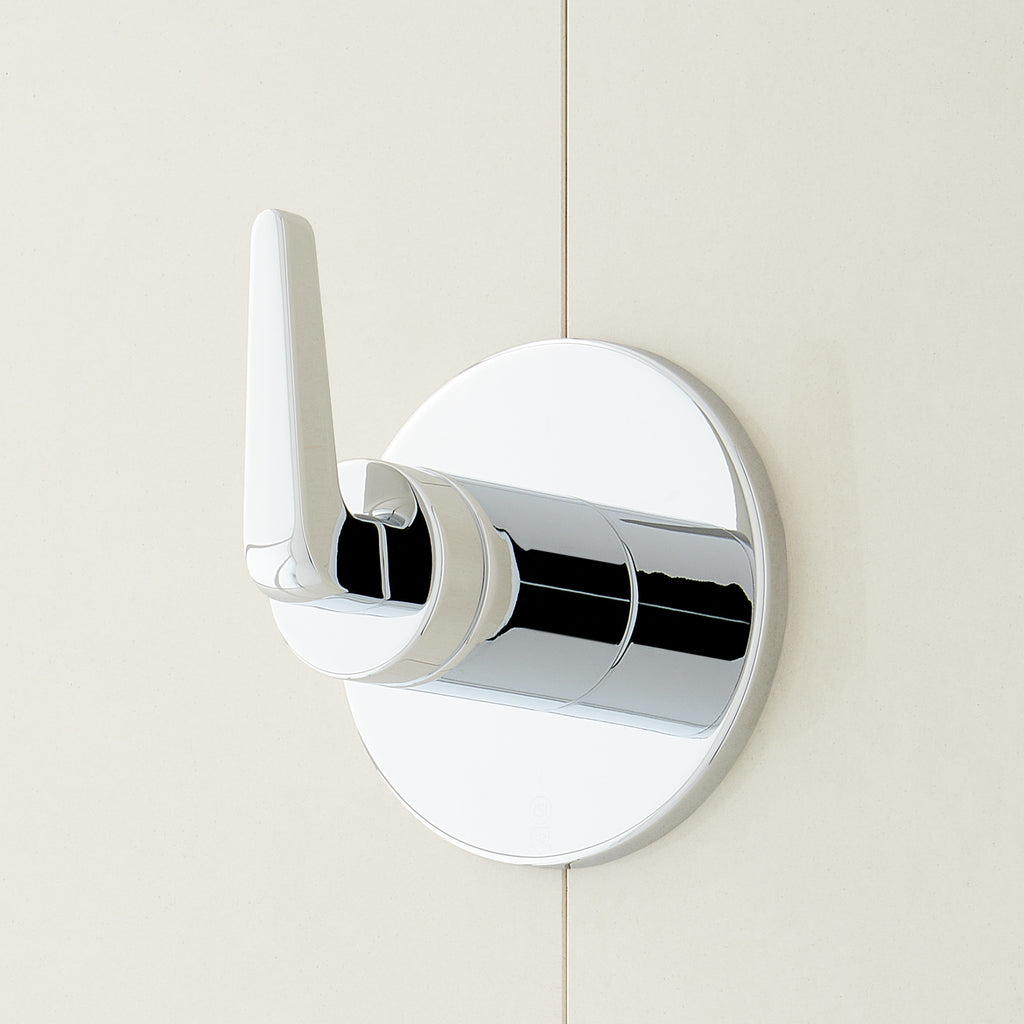 Signature Hardware 953921 Drea 6 Function Diverter Valve Trim Only with Single Lever Handle - Less Rough in Chrome