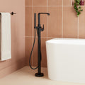 Signature Hardware 953918 Drea Floor Mounted Tub Filler with Built-in Diverter - *Plumbing