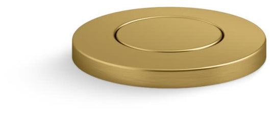 KOHLER 35726-2MB K-35726-2MB Garbage Disposal Air Switch Button, Vibrant Brushed Moderne Brass
