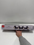 Minimalist 1.8 Ft. Matte Black Plug-in Indoor Track Lighting Kit with Step Heads