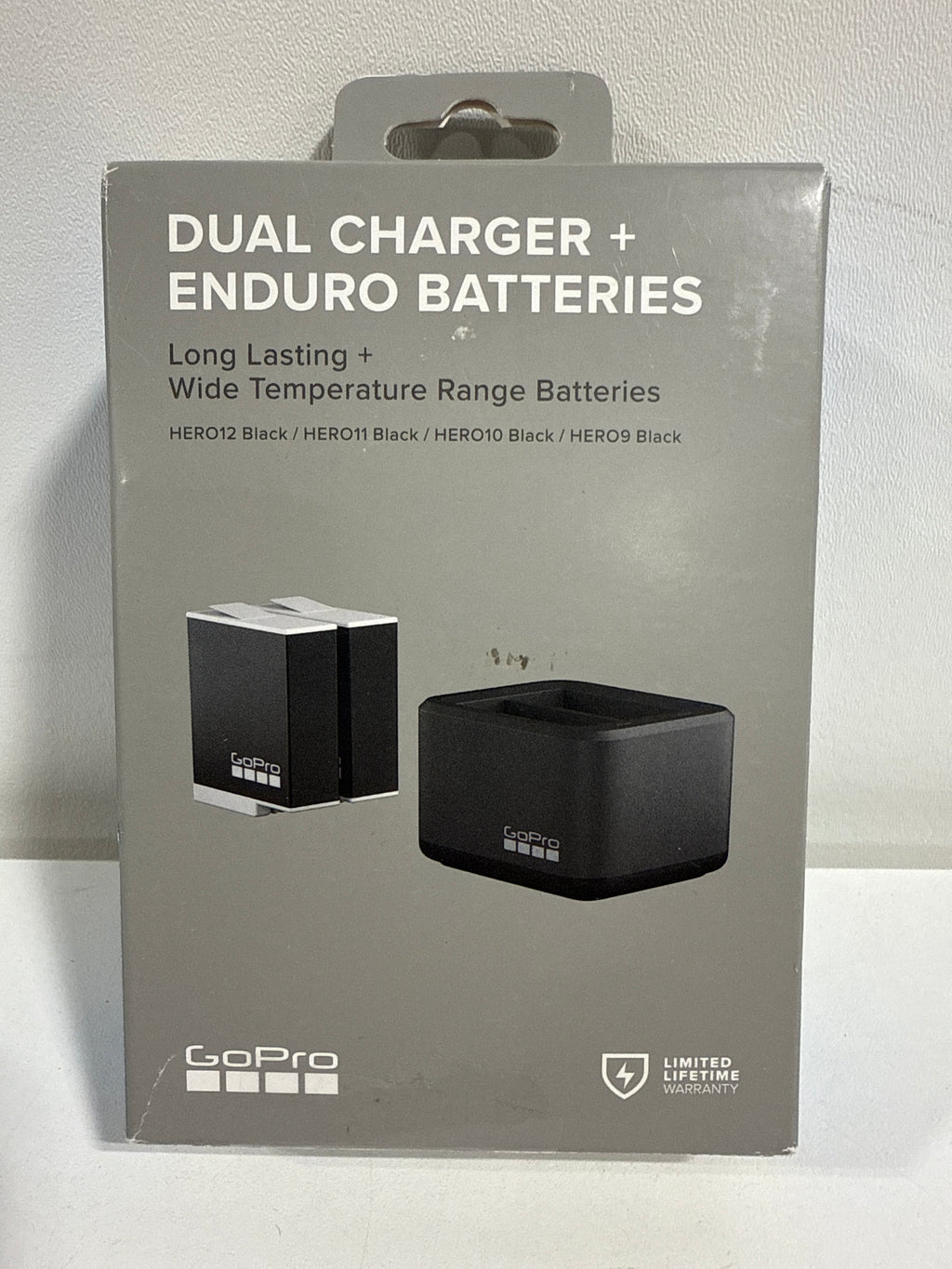 GoPro Enduro Dual Battery Charger & Battery Compatible with HERO12 HERO11 HERO10 and HERO9 - Black - *Cameras