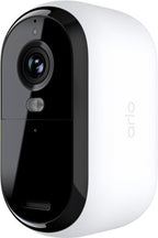 Arlo - Essential 1-Camera Outdoor Wireless HD Security Camera (2nd Generation) with Color Night Vision - White
