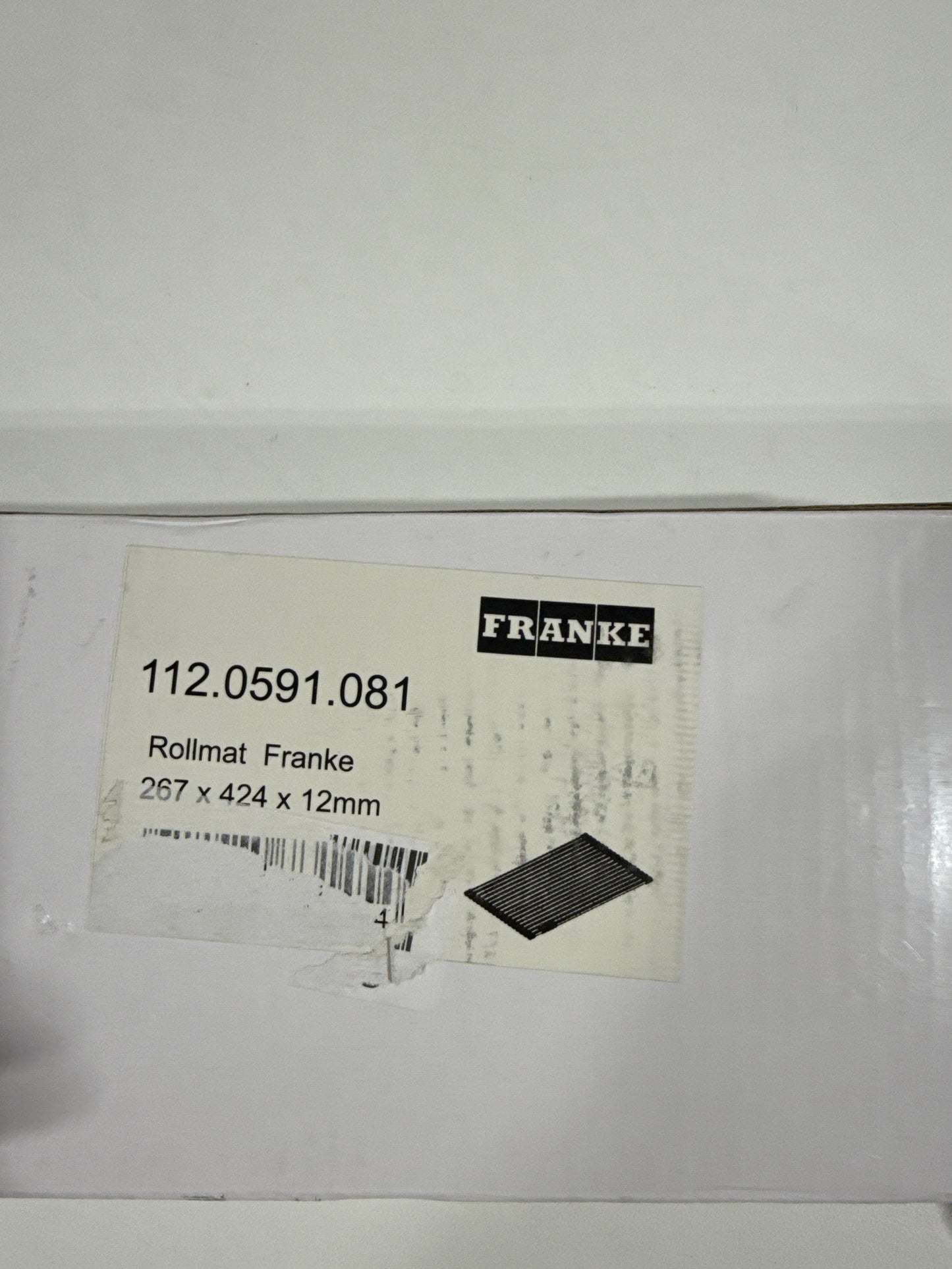 Franke MA2-31RM Maris 18.4-in. X 17.3-in. Stainless Steel Roller Mat for Maris Granite Sinks Stainless Steel