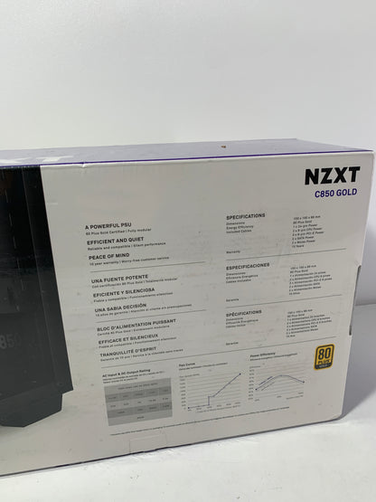 NZXT - C-850 ATX Gaming Power Supply - Black