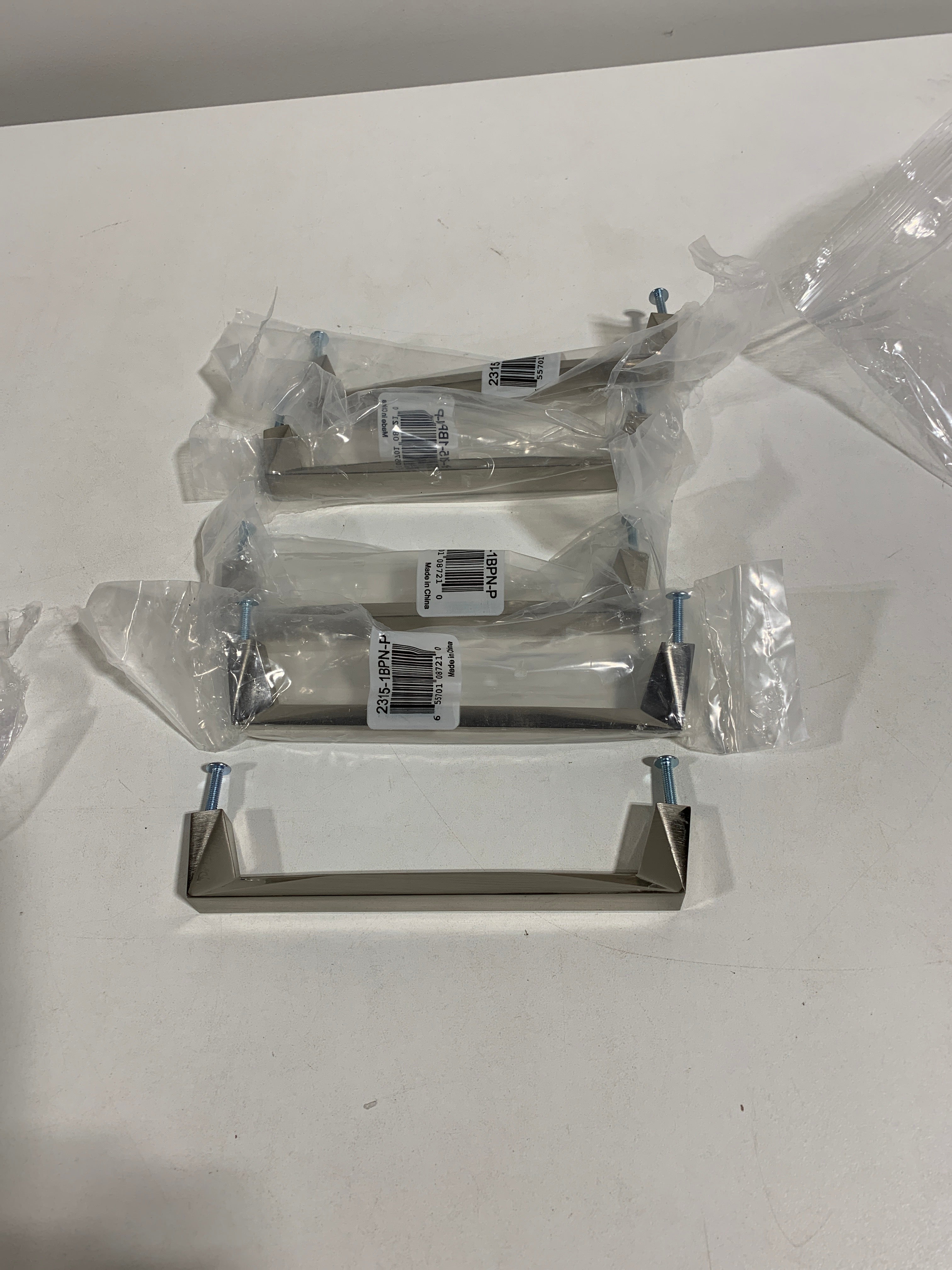 5x Berenson 2315 Swagger 6-5/16 Inch Center to Center Modern Angled Cabinet Handle - *Tools Hardware & Misc