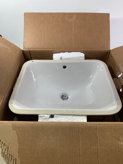 Kohler Caxton 20-1/2 in. Rectangle Undermount Bathroom Sink in White