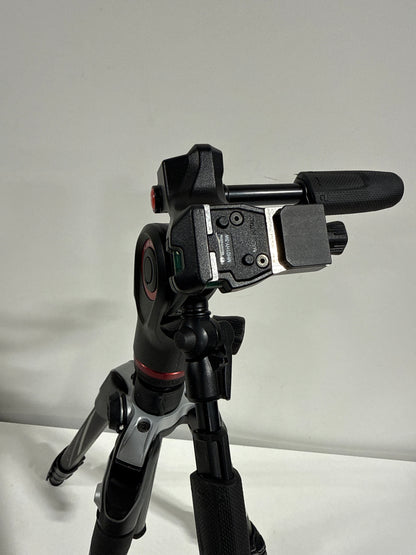 No Mount Plate Manfrotto - 290 Tripod with Fluid Video Head - Black