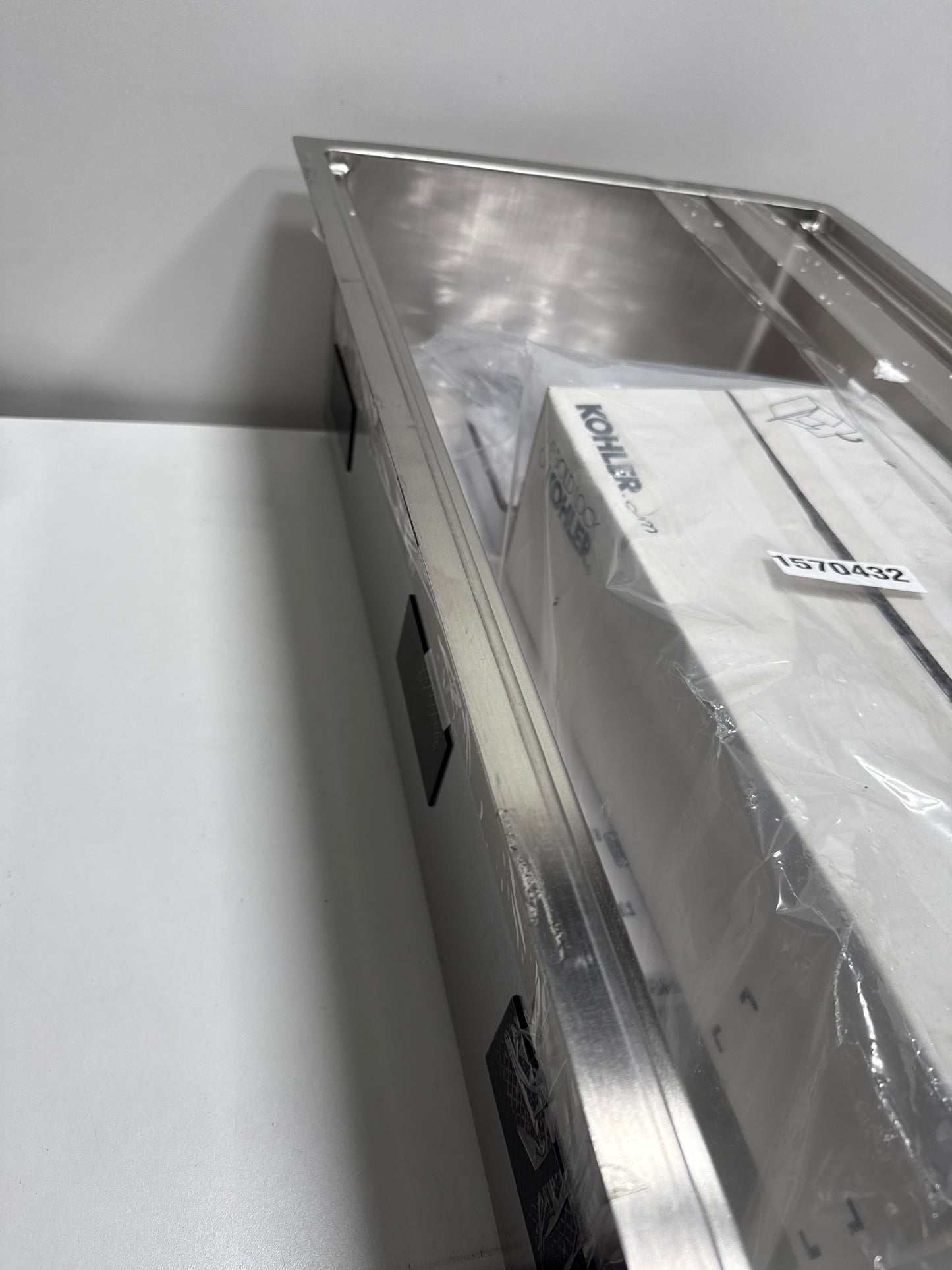 Scratch & Dent Kohler 33662-PC-NA Strive® 32" undermount single-bowl workstation kitchen sink, Stainless Steel