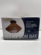 Savannah 1-Light Paper Twine Semi Flush Mount