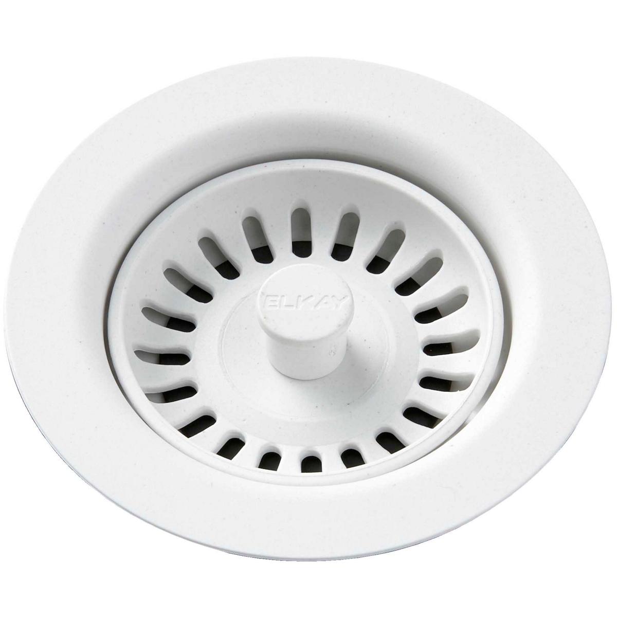 Elkay LKQS35RT Polymer Drain Fitting Removable Strainer and Rubber Stopper Ricotta