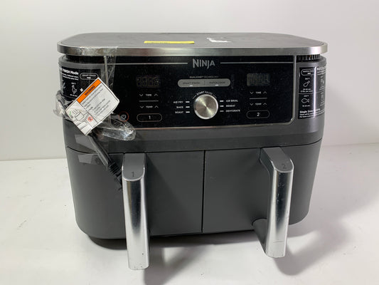 Used Ninja Foodi 10qt XL Dualzone 2 Basket Air Fryer with 6 Functions - DZ401