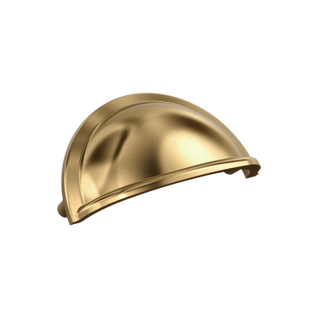 9 Amerock Cup Pulls 3 in. (76mm) Traditional Champagne Bronze Cabinet Cup Pull - *Tools Hardware & Misc