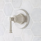 Signature Hardware 948692-LV Beasley Single Handle 6 Function Diverter Valve Trim - Less Valve Brushed Nickel Showers