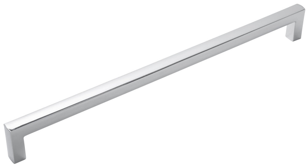 Belwith Keeler B079453 Coventry 12’’ Center to Center Sleek Square Cabinet Handle / Drawer Pull Chrome - *Tools