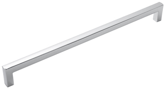 Belwith Keeler B079453 Coventry 12" Center to Center Sleek Square Cabinet Handle / Drawer Pull Chrome