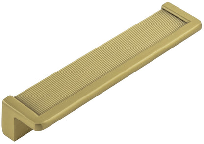 Belwith Keeler B056013 Linea 3" Center to Center Rectangular Angled Flush Mount 5-1/8" Long Cabinet Handle / Drawer Pull from the Bijou Collection