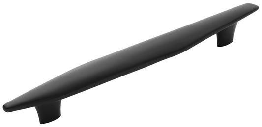 Belwith Keeler B079716 Pebble 12" Center to Center Organic Zen Appliance Handle / Appliance Pull Matte Black