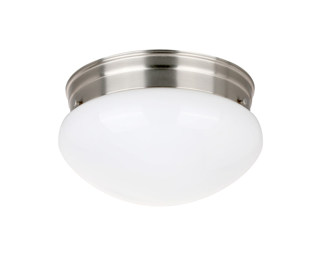 Miseno Ml2317 9 Wide Flush Mount Bowl Ceiling Fixture - Nickel