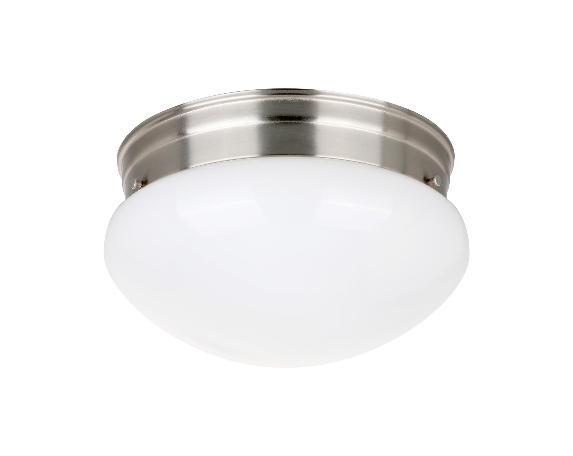 Miseno Ml2317 9 Wide Flush Mount Bowl Ceiling Fixture - Nickel