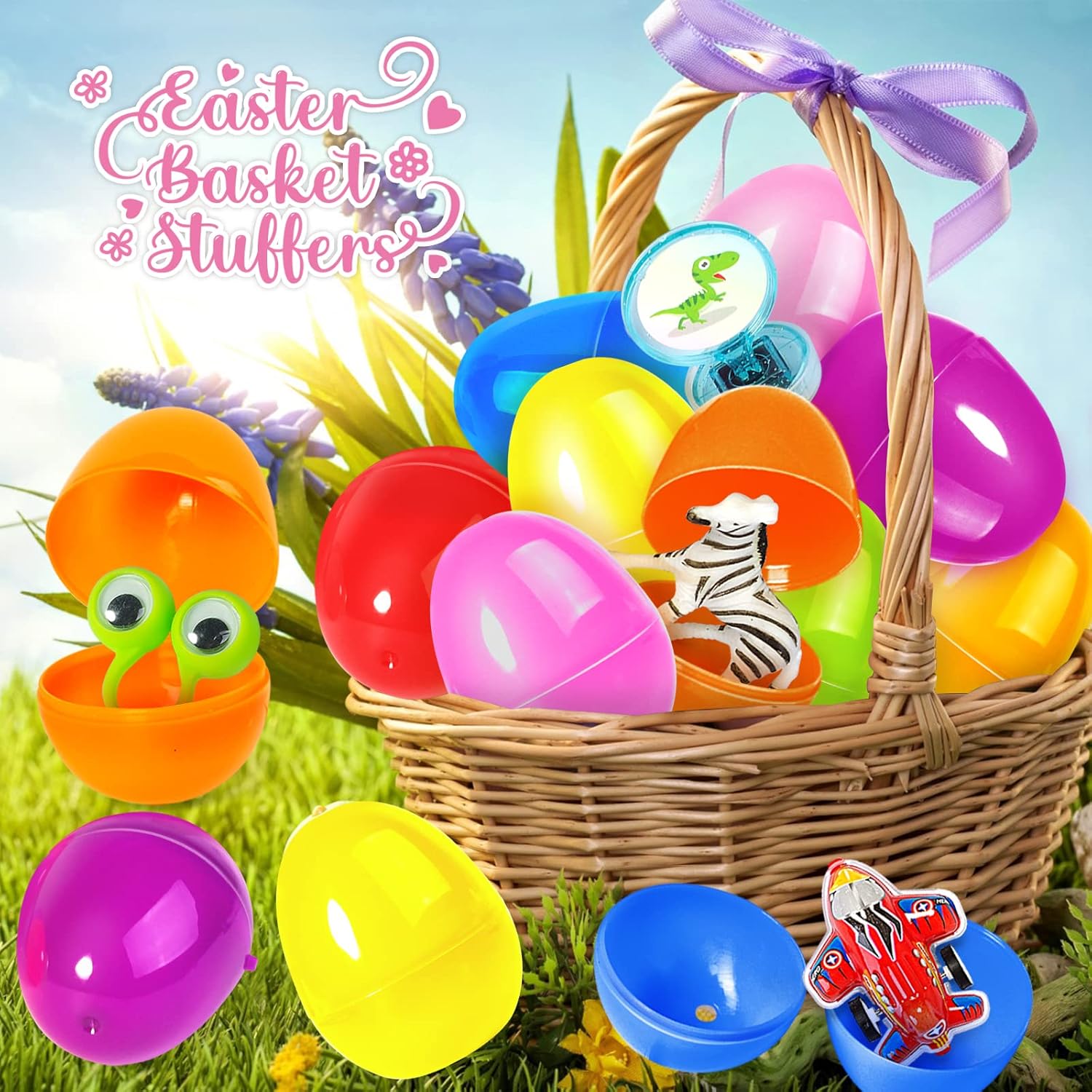 100PCS Prefilled Easter Eggs with Toys for Easter - *Christmas & Seasonal