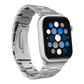 Insignia™ - Stainless Steel Link Band for Apple Watch 44mm 45mm 46mm Series 10 and Apple Watch Ultra 49mm (All Series)