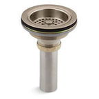 Scratch Duostrainer KOHLER K-8801-BV Duostrainer Sink Strainer, Vibrant Brushed Bronze,1.5"