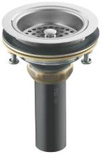 Kohler K-8801 Duostrainer Basket Strainer with Sink Drain and Tailpiece Polished Chrome Sink Accessories and Parts Kitchen Sink Accessories Basket