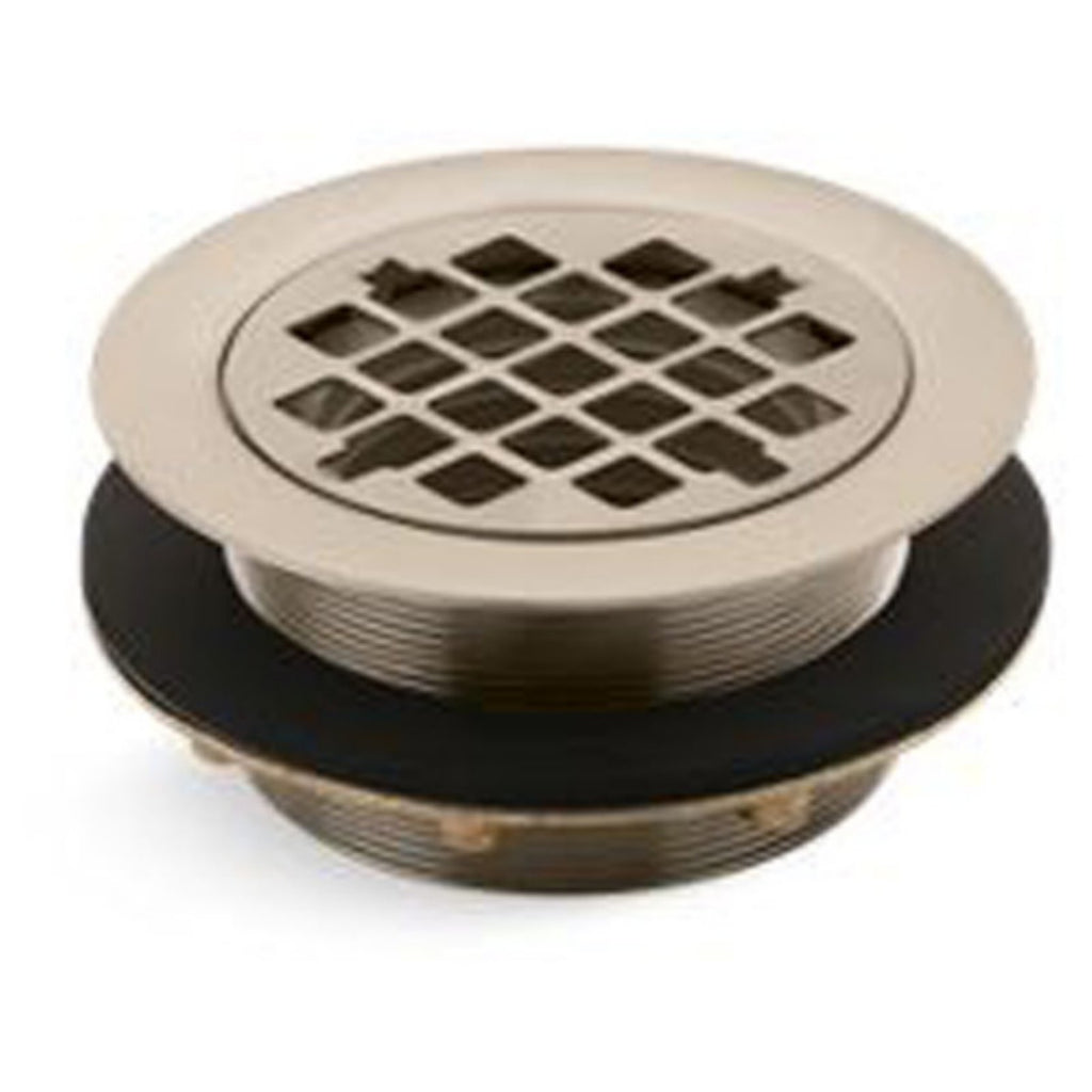 Kohler K-9132 4-3/8’’ Round Shower Drain Brushed Bronze Showers Shower Drains Standard Drains - *Plumbing