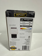 180° Black Motion Sensor Battery Powered Outdoor 1-Head Dusk to Dawn LED Security Flood Light 500 Lumens - *Lighting &