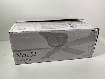 Minka Aire Mesa 52 Inch Flush Mount Fan Mesa - F565-BN - Industrial