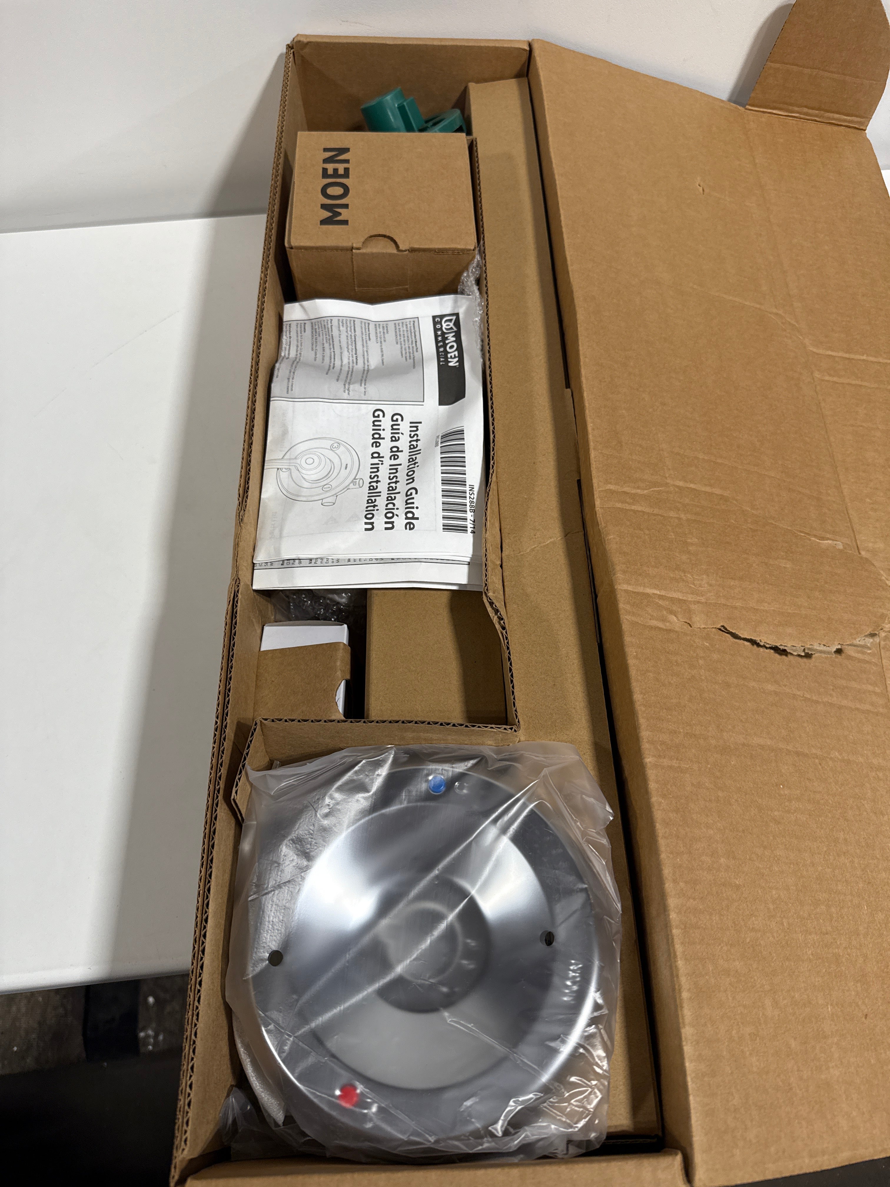 Moen 8342 M-Dura Showering Commercial Posi-Temp Two-Handle Shower Only Set Chrome - *Plumbing
