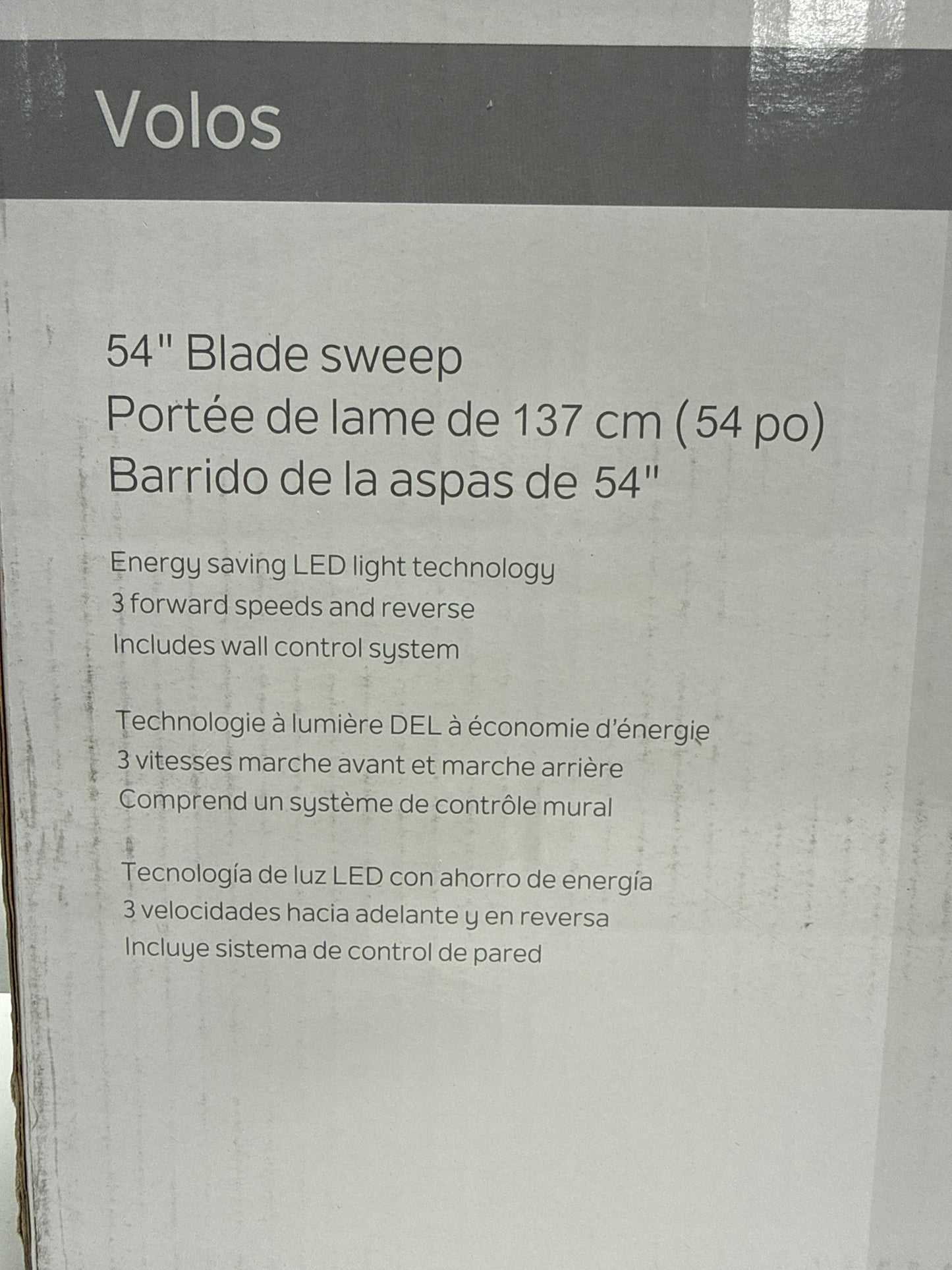 Kichler Lighting - Volos - 3 Blade Ceiling Fan with Light Kit in Modern
