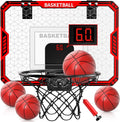 Indoor Basketball Hoop with 4 Balls & 3 Modes Scoreboard - *Kids