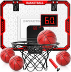 Indoor Basketball Hoop with 4 Balls & 3 Modes Scoreboard - *Kids