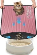 CGBD Cat Litter Mat - Double Layer Honeycomb Design Litter Trapping Mat Urine-Proof & Non-Slip Easy Clean Waterproof