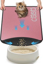 CGBD Cat Litter Mat - Double Layer Honeycomb Design Litter Trapping Mat Urine-Proof & Non-Slip Easy Clean Waterproof
