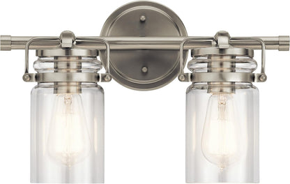 Kichler Lighting Brinley 15 Inch 2 Light Bath Vanity Light Brinley - 45688NI - Transitional