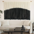 Flber Tie-Dye Macrame Wall Hanging Large Bohemian Yarn Tapestry Macrame Home Décor 57’’W*35’’L - *Home Decor & Curtains