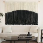 Flber Tie-Dye Macrame Wall Hanging Large Bohemian Yarn Tapestry Macrame Home Décor 57’’W*35’’L - *Home Decor & Curtains