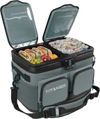 Defect Titan PRO by Arctic Zone 48 Can Zipperless Cooler with Magnetic Lid Insulated Soft Cooler with Custom Storage Liners