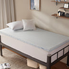 Eiayeebil 3 Inch Mattress Topper Twin XL Dual Layer Gel Memory Foam Mattress Pad with Removable Cover - *Bedding