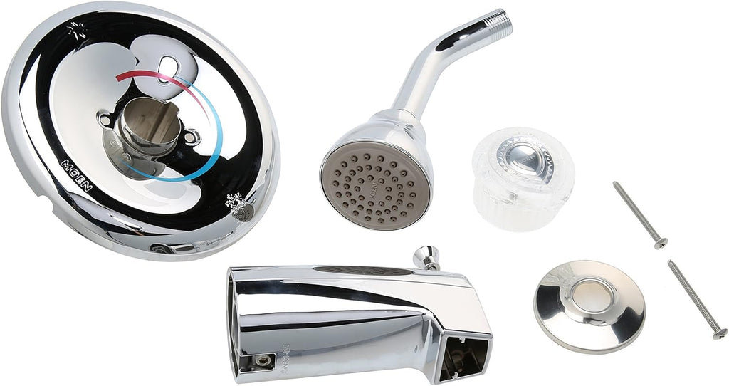 Moen T183 Chateau Collection Posi-Temp Pressure Balanced Tub and Shower Trim with 2.5 GPM - *Plumbing