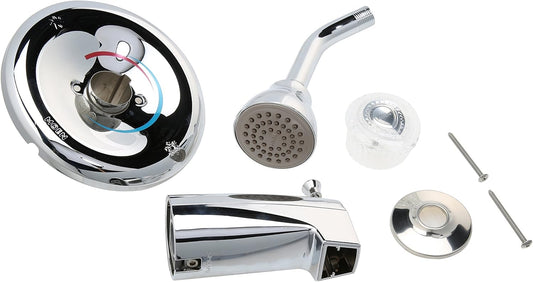 Moen T183 Chateau Collection Posi-Temp Pressure Balanced Tub and Shower Trim with 2.5 GPM