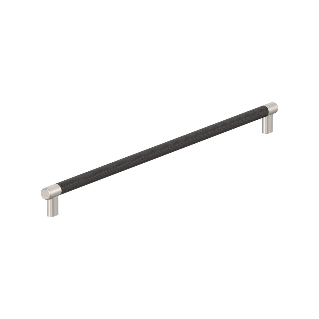 Amerock 24" Esquire Satin Nickel/Oil-Rubbed Bronze Appliance Pull
