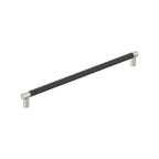Amerock 24" Esquire Satin Nickel/Oil-Rubbed Bronze Appliance Pull