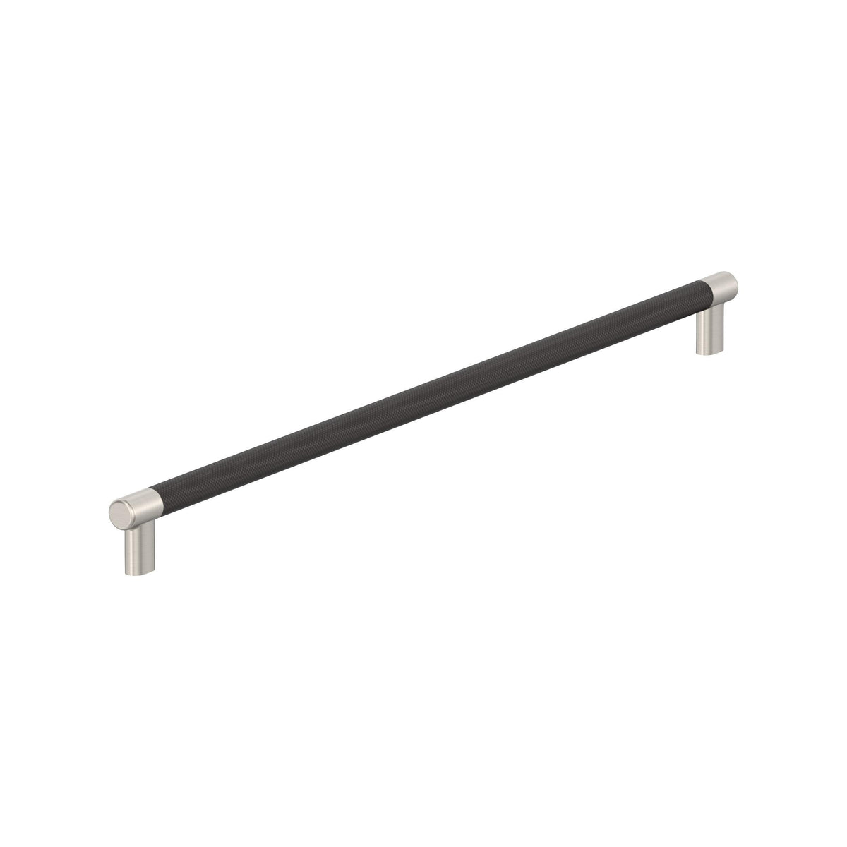 Amerock 24" Esquire Satin Nickel/Oil-Rubbed Bronze Appliance Pull