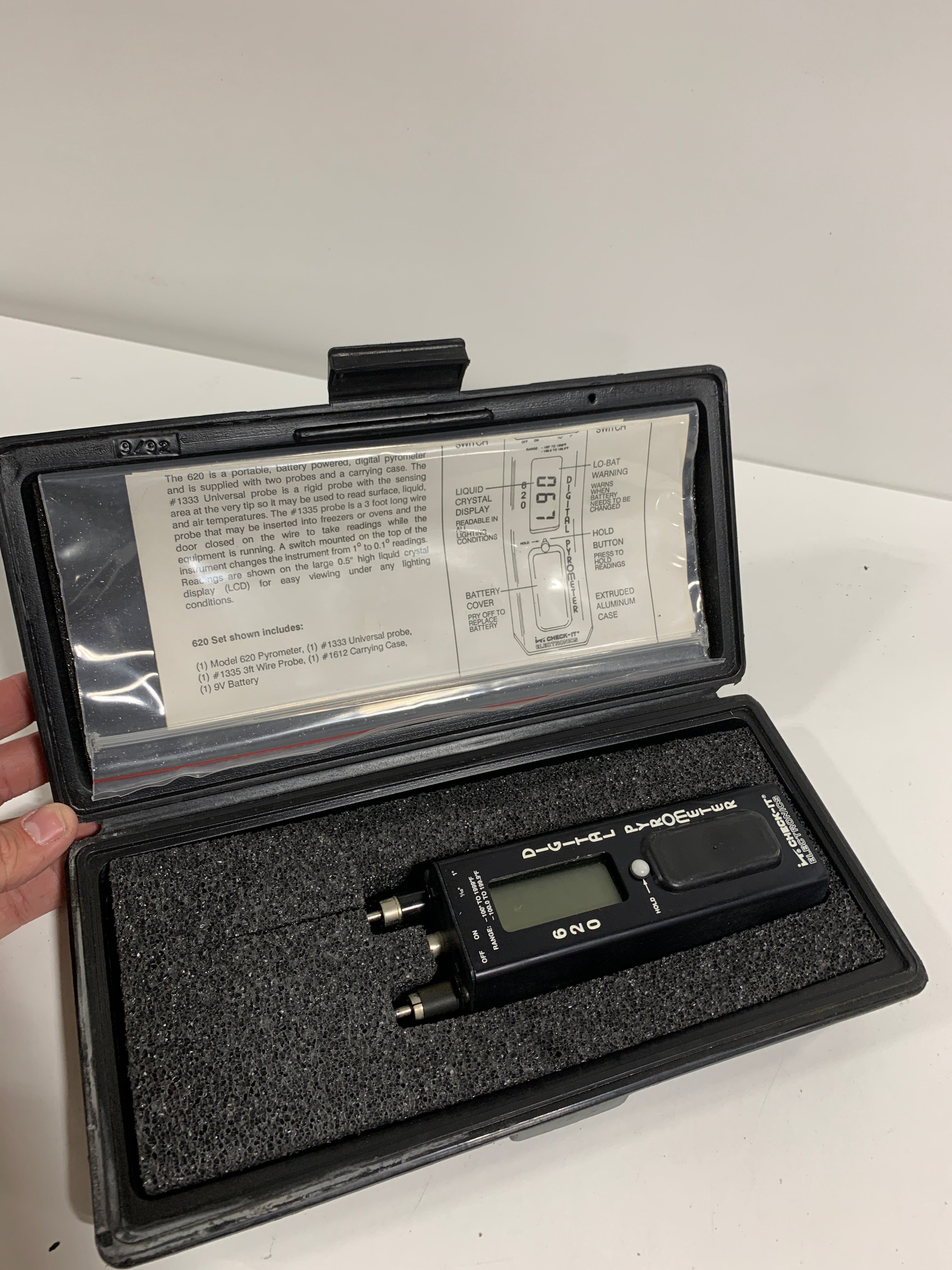 Check-IT Electronics Digital Pyrometer Set 620 - *Computers & Office
