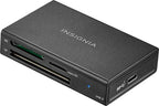 Insignia™ - USB-C to SD MicroSD and CompactFlash Memory Card Reader - Black - *Computers & Office